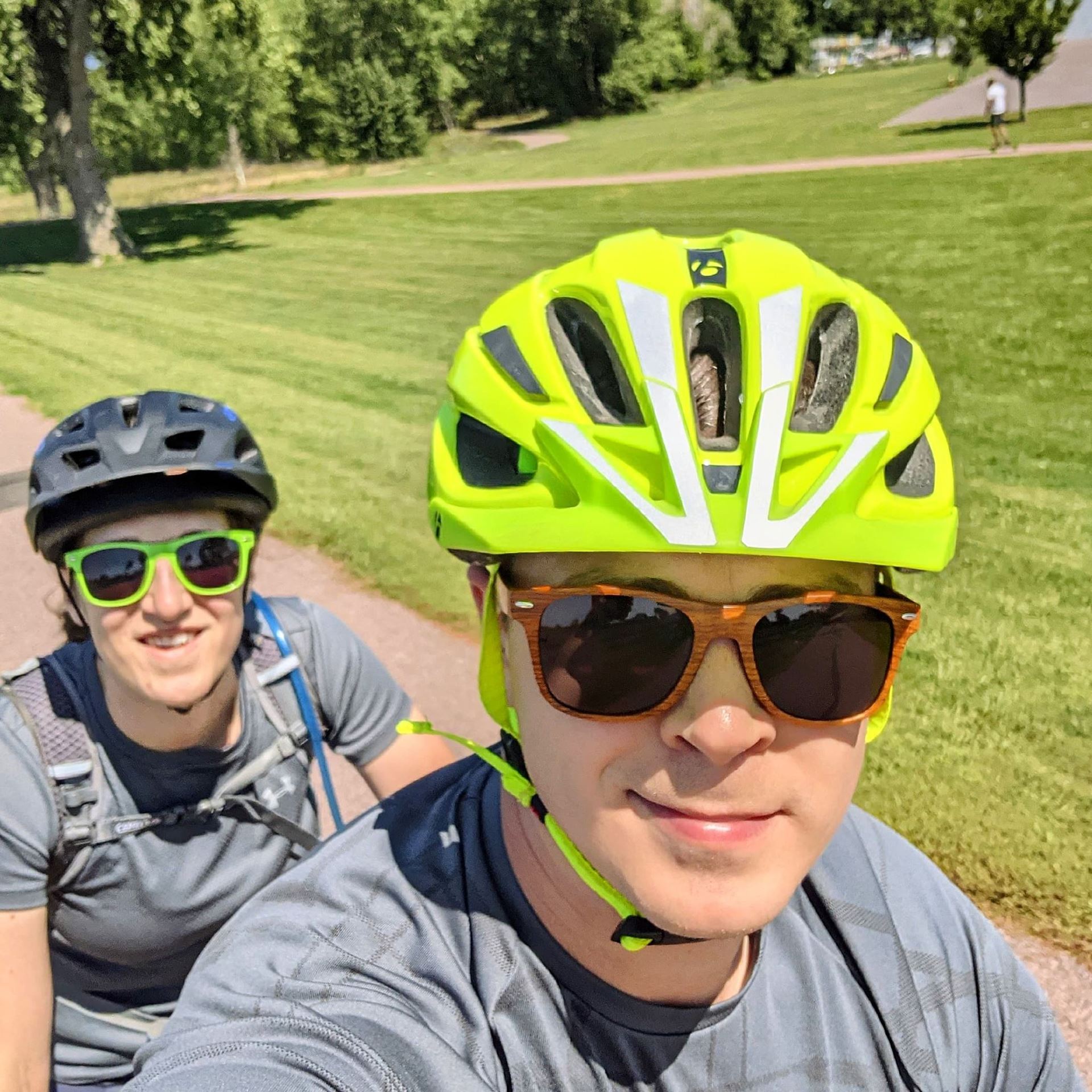 Jason found cycling during the recent pandemic as a way to get out and enjoy nature.  He enjoys all types of ride including mountain biking, road biking, and tandem biking.  You will find Jason riding around town during all the warm months.  He wants to use his position to increase ridership in the city and awareness of bicycles sharing the road.  